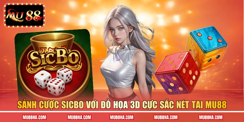 Sảnh cược Sicbo với đồ họa 3D cực sắc nét tại MU88 